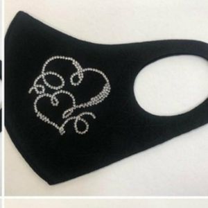🆕🎁anti-bacterial rhinestones washable face mask